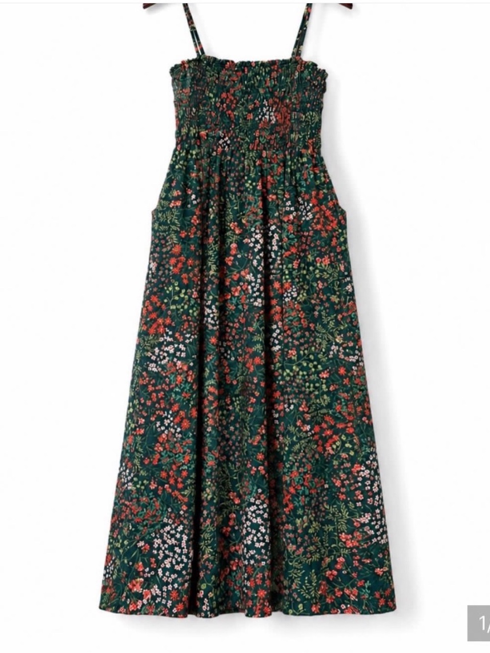 LOFT Floral Midi Dress - Picture 3 of 4